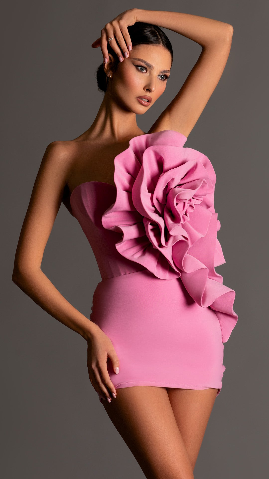 Aria - Pink Short Dress