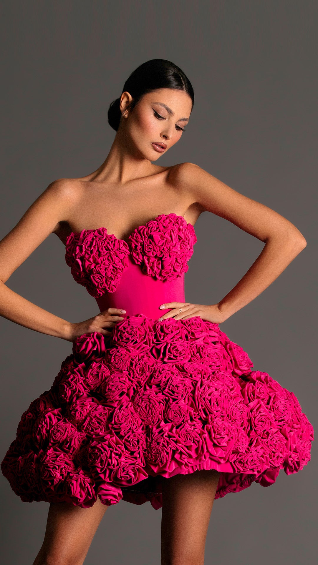 Rosaleen -Pink Short Dress